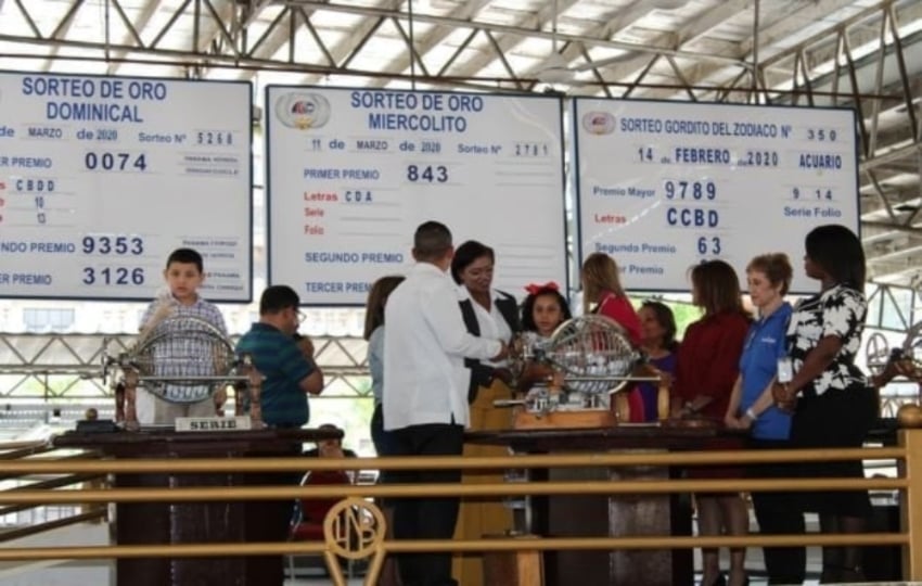 Sorteo tradicional de la Lotería Nacional de Beneficencia. Foto: Archivo.