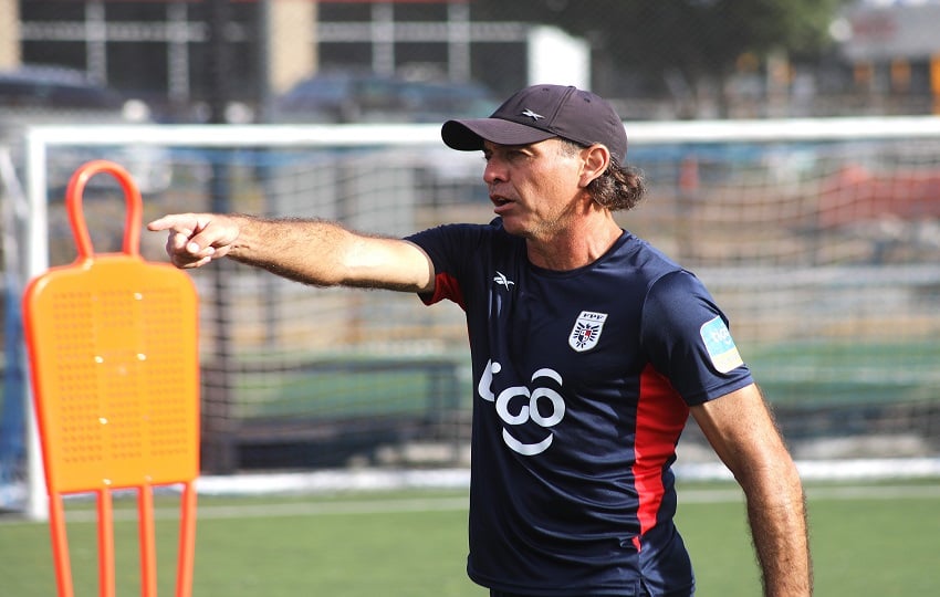 Leonardo Pipino, técnico de la Sub-17. Foto: FPF