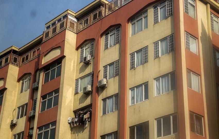 Un edificio residencial en Kabrul. Foto: EFE/EPA