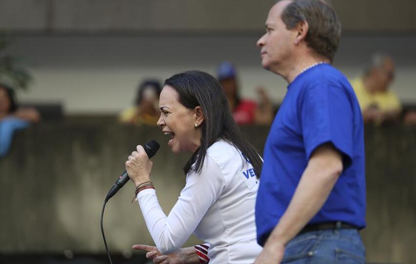 La líder antichavista María Corina Machado. EFE/Archivo