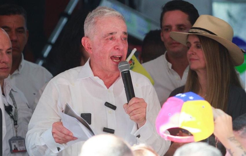 El expresidente de Colombia Álvaro Uribe. Foto: EFE