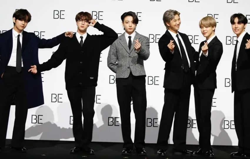 La banda surcoreana BTS. Foto: EFE / EPA / Kim Hee-Chul