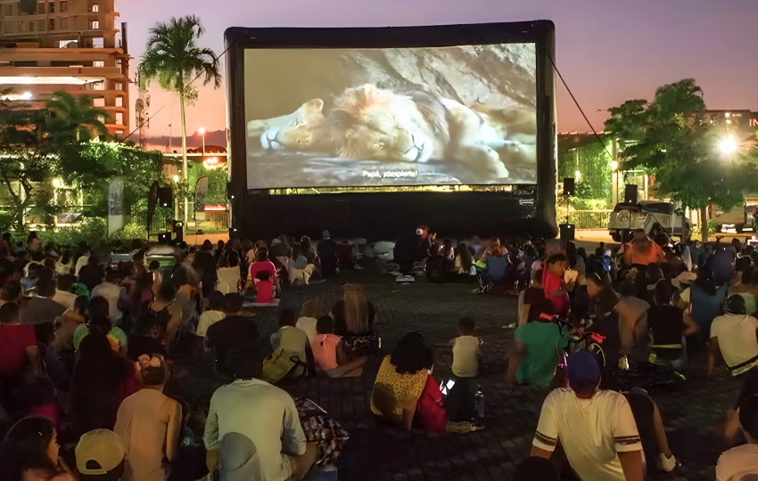 En sus inicios el festival se llamaba 'Cine en el Parque'. Foto: Cortesía  