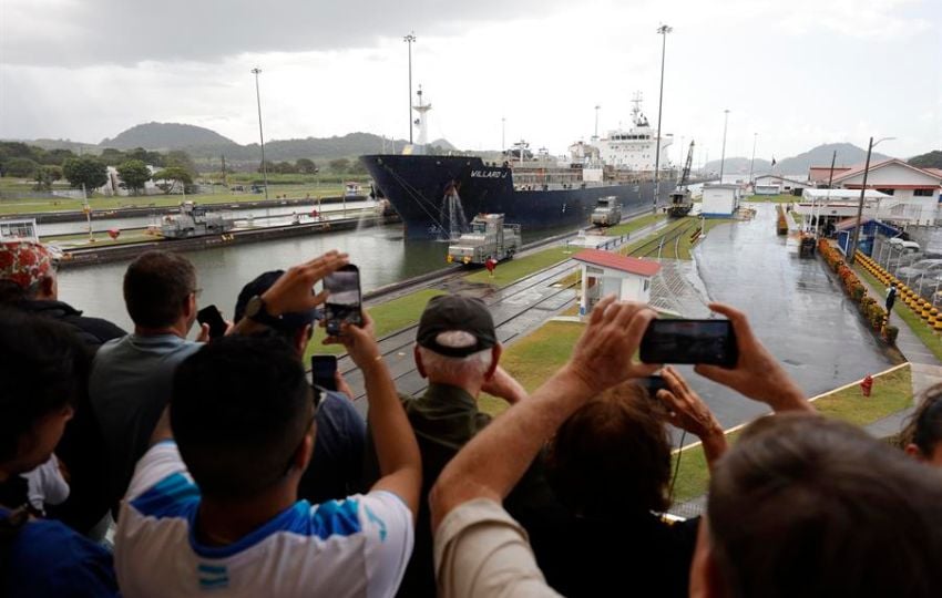 Esclusas Miraflores del Canal de Panamá. Foto: EFE