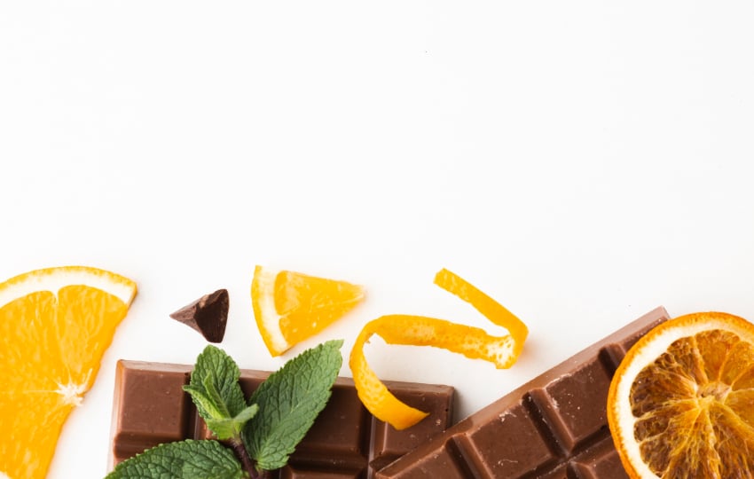 Naranja y chocolate están en la lista de sabores. Foto: Ilustrativa / Freepik