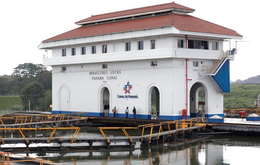 Las esclusas Miraflores del Canal de Panamá. Foto: EFE