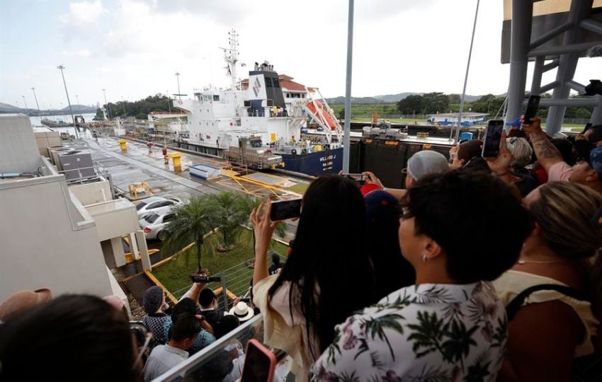 Las esclusas Miraflores del Canal de Panamá. Foto: EFE