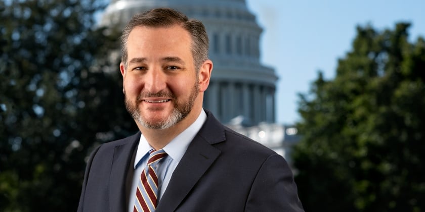 Senador republicano, Ted Cruz.