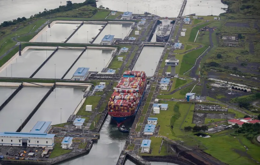 El Canal de Panamá está en la mira de Donald Trump. Foto: EFE