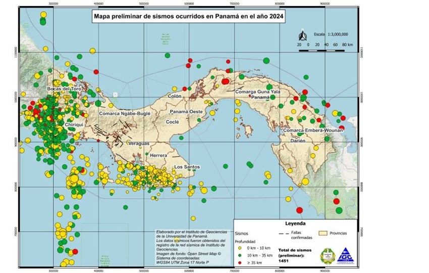 Al occidente del país se registra la mayor cantidad de sismos. Foto: Semanario UP