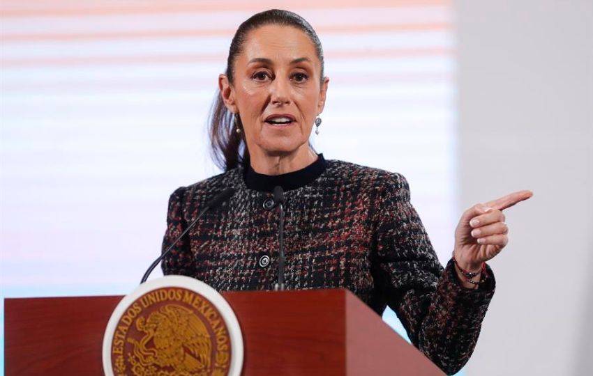 Claudia Sheinbaum, presidenta de México. Foto: EFE