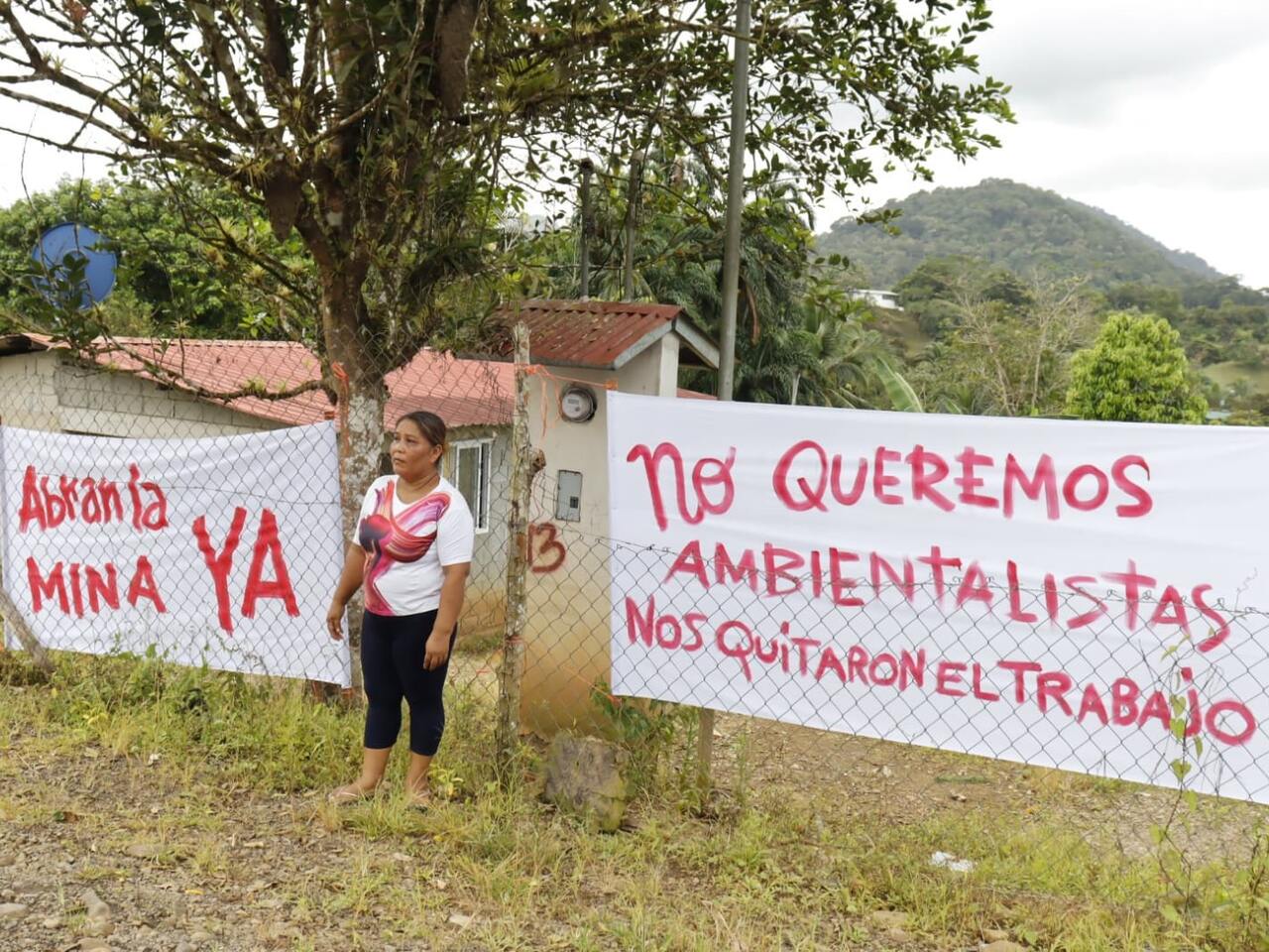  Bellameira Mora Hernández en la comunidad de Villa del Carmen en Coclesito. Fotos/Alexander Santamaría