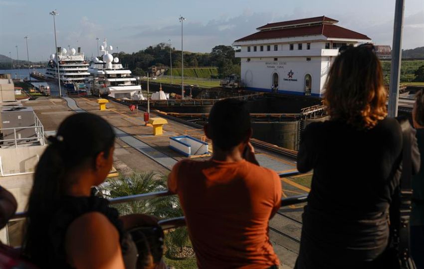 Esclusas de Miraflores en el Canal de Panamá. Foto. EFE