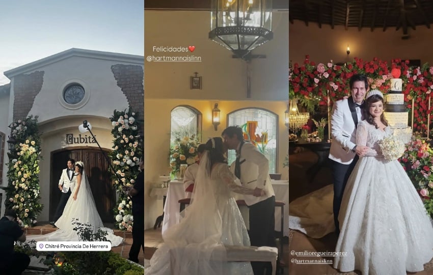 Para Emilio Regueira este es su tercer matrimonio. Fotos: Instagram