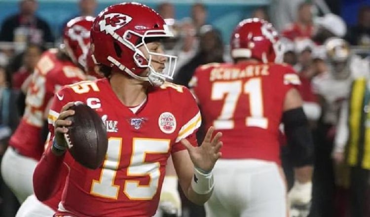 Patrik Mahomes de los Chiefs. Foto: EFE