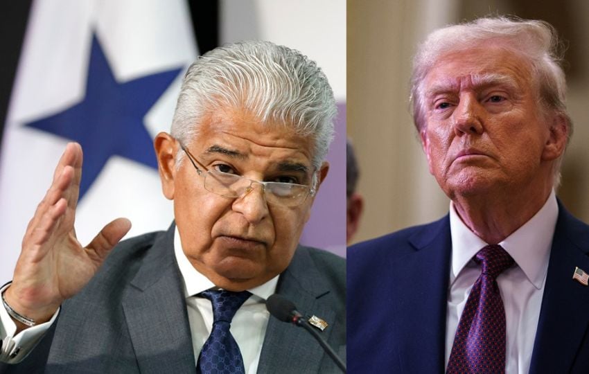 José Raúl Mulino y Donald Trump podrían conversar el viernes. Foto: EFE