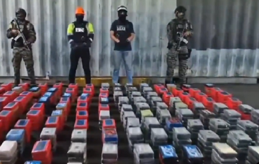 La incautación de drogas es otro duro golpe al narcotráfico. Foto. Cortesía. Proteger y Servir