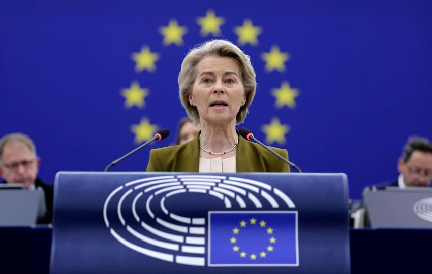 La presidenta de la Comisión Europea, Ursula von der Leyen. Foto: EFE