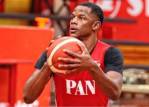 Iverson Molinar de Panamá se prepara para el partido contra Paraguay y Brasil. Foto: Fepaba