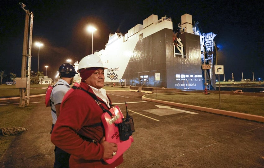 El Höegh Aurora se considera el buque más ecológico del mundo. Foto: EFE/ Bienvenido Velasco