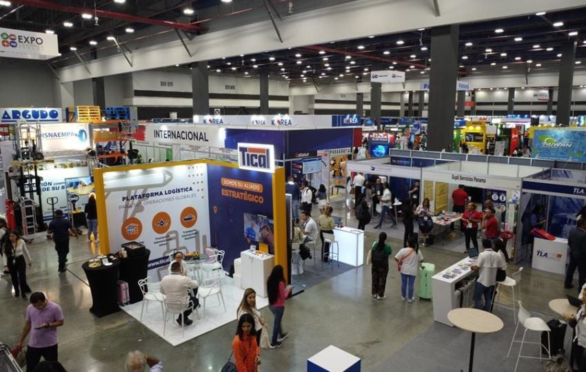 Pabellones en el Panamá Convention Center en 2024 durante una rueda de negocios. Foto: Cortesía