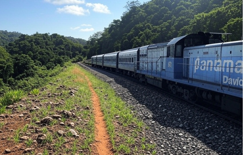 El tren Panamá-David dinamizará la economía en el interior del país. Foto: Grok