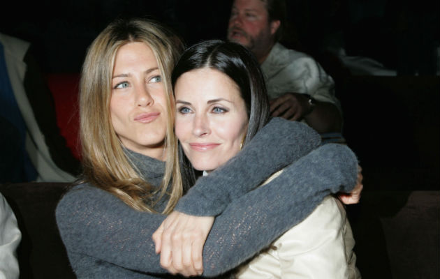 Jennifer Aniston y Courteney Cox. 