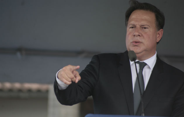 Presidente Juan Carlos Varela. 