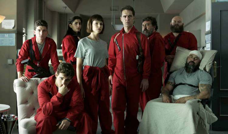 Escena de 'La Casa de Papel'.