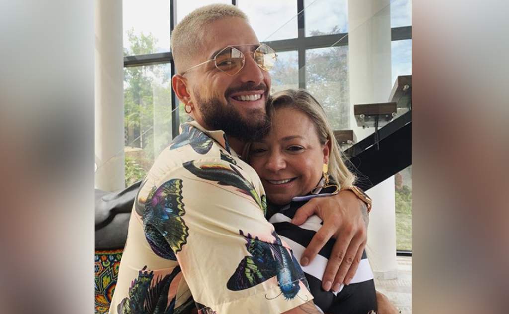 Maluma y su mamá.