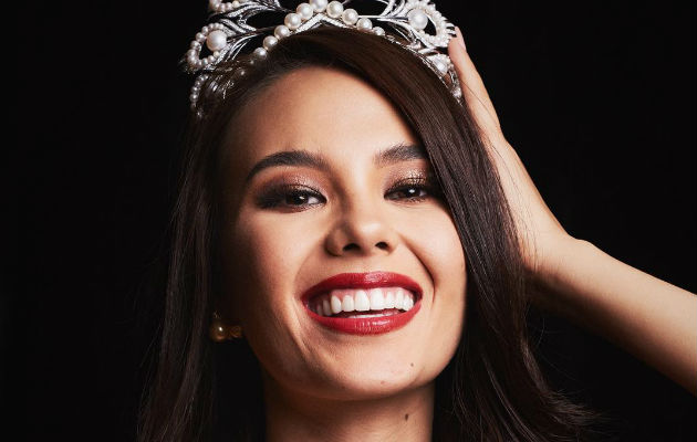 Catriona gray representante de Filipinas. 