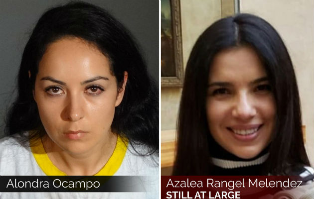 Alondra Ocampo (izq.) y Azalea Rangel Melendez (der).  Foto:AP.