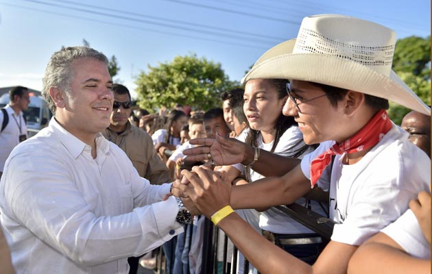 El presidente colombiano Iván Duque ha desmentido en varias oportunidades las acusaciones del gobierno venezolano. FOTO/EFE