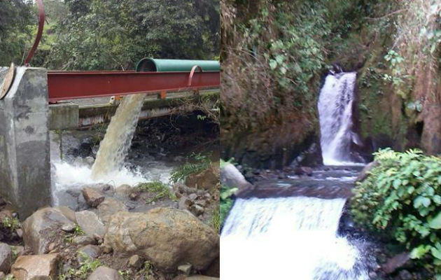 Residentes de Boquerón señalan que cada vez que se registran lluvias y aumenta el caudal del rio Chuspa la planta potabilizadora tiene problemas con la toma de agua afectando a toda la comunidad. Foto: Panamá América.