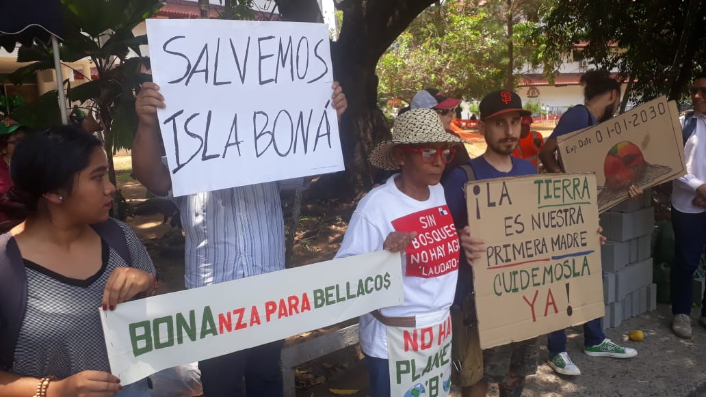 Medida de rechazo ante la aprobación del arrendamiento parcial de la Isla Boná