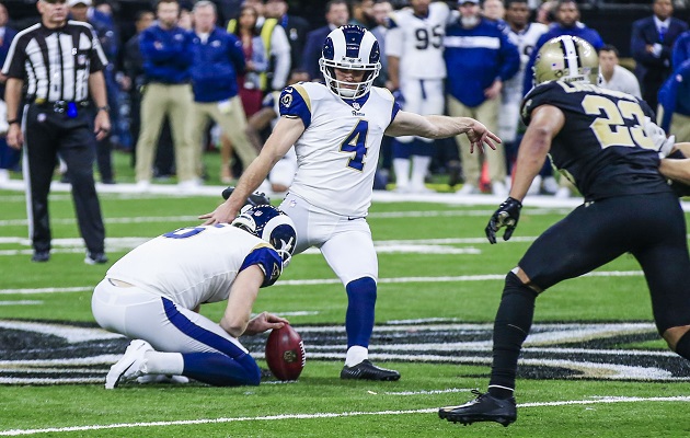 Greg Zuerlein fue clave en el triunfo.