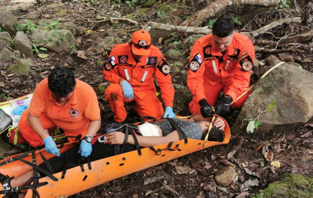 El joven sufrió una lesión en la espalda que le impedía caminar. Foto: José Vásquez. 