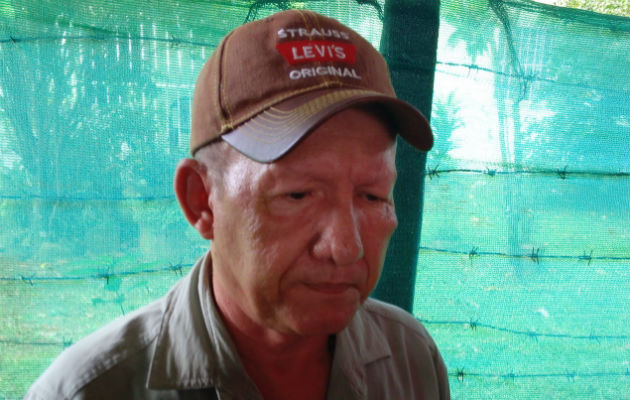 Ricardo Santiago, del Comité de Familiares de Desaparecidos durante la dictadura militar en Chiriquí. Foto: José Vásquez. 