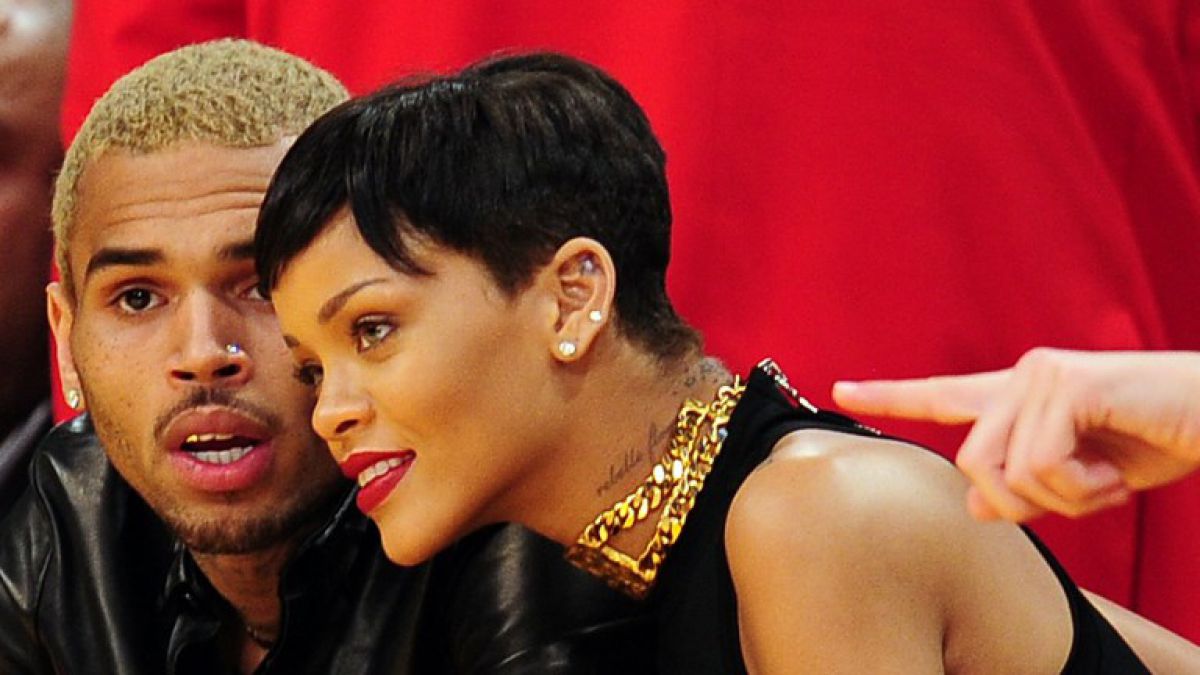 Rihanna y Chris Brown.