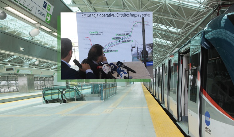 Desde la estación Corredor Sur operará un circuito largo y otro corto. Víctor Arosemena