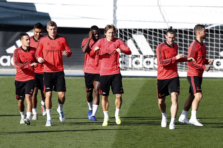 Entrenamientos del Real Madrid Foto EFE