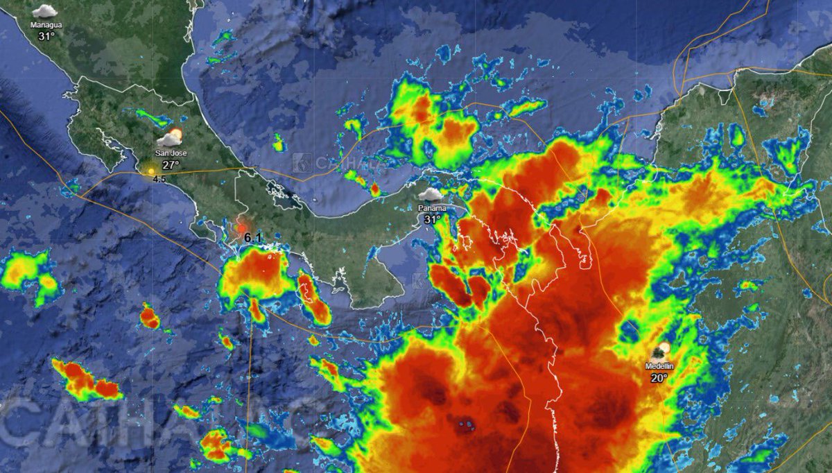 Sinaproc advierte sobre paso de onda tropical por todo el territorio nacional. Foto: Sinaproc.