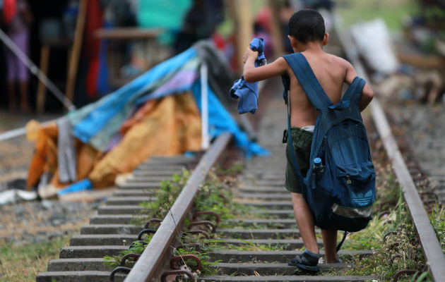  Esas personas viven desde hace algunos meses en una zona, en la que no hay 