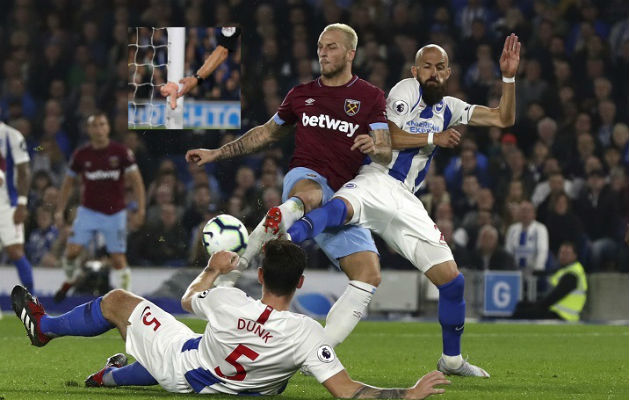 West Ham vs. Brighton en la Liga Premier